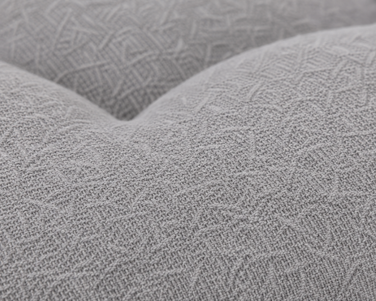 Rectangular dog cushion in grey