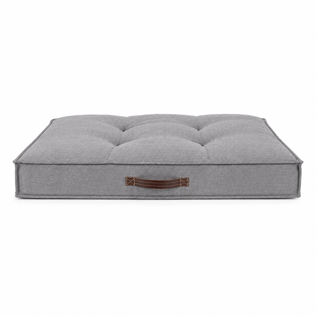 Rectangular dog cushion in grey